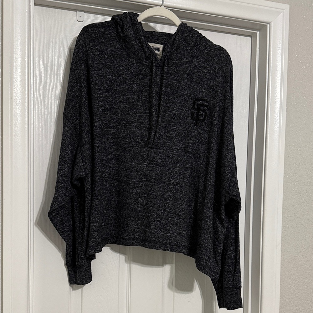 Women's Dark Gray San Francisco Giants Hoodie Sweater